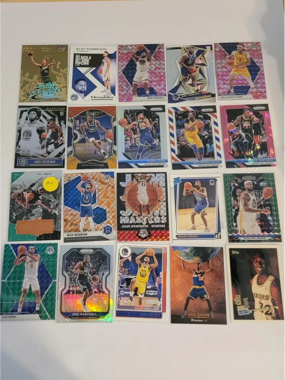 NBA Basketball Lot/26 GOLDEN STATE WARRIORS Steph Curry Klay Thompson MORE